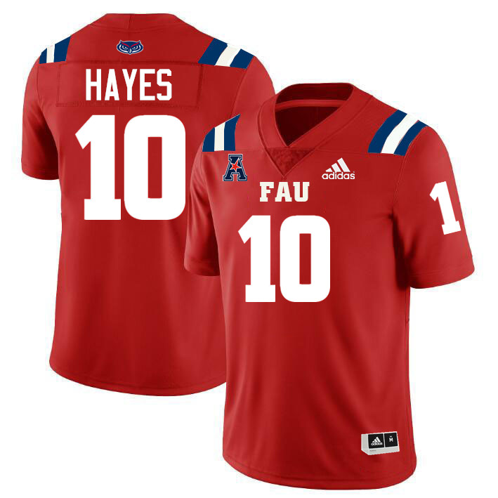 Omari Hayes FAU Jersey,Florida Atlantic Owls Football Jersey,Uniforms,Gears-Red